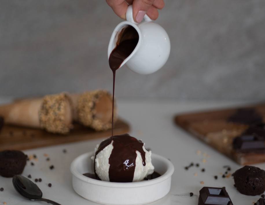 Affogato au chocolat